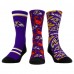 Три пары носков Baltimore Ravens Rock Em Socks Unisex Fan Favorite