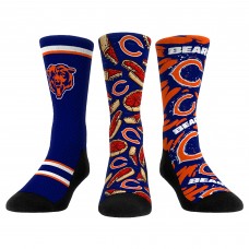 Три пары носков Chicago Bears Rock Em Socks Unisex Fan Favorite