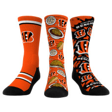 Носки Unisex Cincinnati Bengals Rock Em Fan Favorite Three-Pack Crew Set Носки Unisex Cincinnati Bengals Rock Em Fan Favorite Three-Pack Crew Set
