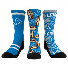 Три пары носков Detroit Lions Rock Em Socks Unisex Fan Favorite