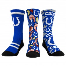 Unisex Indianapolis Colts Rock Em Socks Fan Favorite Three-Pack Crew Sock Set