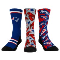 Три пары носков New England Patriots Rock Em Socks Unisex Fan Favorite