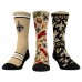 Три пары носков New Orleans Saints Rock Em Socks Unisex Fan Favorite Три пары носков New Orleans Saints Rock Em Socks Unisex Fan Favorite