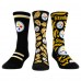 Три пары носков Pittsburgh Steelers Rock Em Socks Unisex Fan Favorite