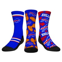 Три пары носков Buffalo Bills Rock Em Socks Youth Fan Favorite