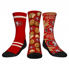 Три пары носков San Francisco 49ers Rock Em Socks Youth Fan Favorite