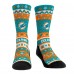 Miami Dolphins Rock Em Socks Holiday Tacky Sweater Underwear and Crew Socks Combo Pack