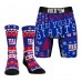 New York Giants Rock Em Socks Holiday Tacky Sweater Underwear and Crew Socks Combo Pack