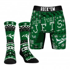 New York Jets Rock Em Socks Retro Throwback Holiday Tacky Sweater Underwear and Crew Socks Combo Pack New York Jets Rock Em Socks Retro Throwback Holiday Tacky Sweater Underwear and Crew Socks Combo Pack