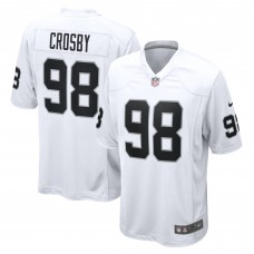 Игровая джерси Maxx Crosby Las Vegas Raiders Nike  Game -  White