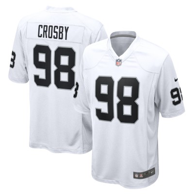 Игровая джерси Maxx Crosby Las Vegas Raiders Nike  Game -  White