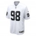 Игровая джерси Maxx Crosby Las Vegas Raiders Nike  Game -  White