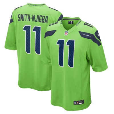 Игровая джерси Jaxon Smith-Njigba Seattle Seahawks Nike  Game - Neon Green