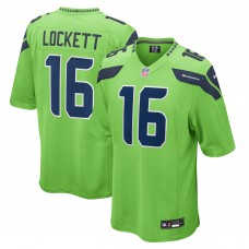 Игровая джерси Tyler Lockett Seattle Seahawks Nike  Game - Neon Green