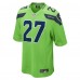 Игровая джерси Tariq Woolen Seattle Seahawks Nike  Game - Neon Green