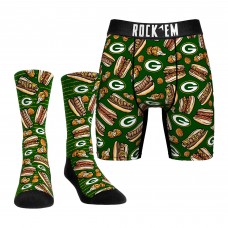 Трусы и носки Green Bay Packers Rock Em Socks Bratwurst