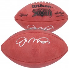 Joe Montana San Francisco 49ers Autographed Fanatics Authentic Wilson Super Bowl XXIII Logo Football