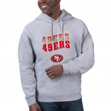 Толстовка San Francisco 49ers Starter Unisex Name Drop Logo - Heather Gray