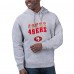 Толстовка San Francisco 49ers Starter Unisex Name Drop Logo - Heather Gray