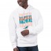 Unisex Miami Dolphins Starter White Name Drop Logo Pullover Hoodie