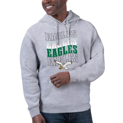 Толстовка Philadelphia Eagles Starter Unisex Throwback Name Drop - Heather Gray
