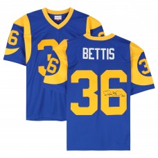 Jerome Bettis Los Angeles Rams Autographed Fanatics Authentic Royal Mitchell & Ness Replica Jersey Jerome Bettis Los Angeles Rams Autographed Fanatics Authentic Royal Mitchell & Ness Replica Jersey