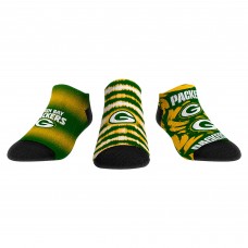 Три пары носков Green Bay Packers Rock Em Socks Unisex Make Some Noise