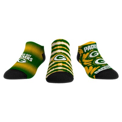 Три пары носков Green Bay Packers Rock Em Socks Unisex Make Some Noise