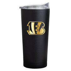 Термос Cincinnati Bengals Black Foil 20oz. Powder Coat Термос Cincinnati Bengals Black Foil 20oz. Powder Coat