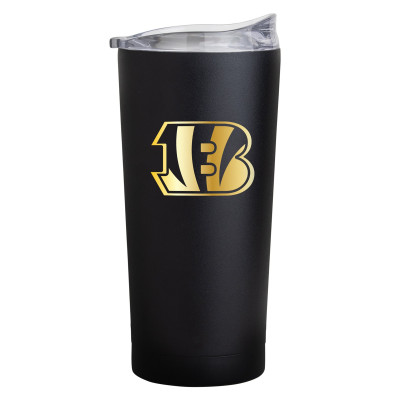 Термос Cincinnati Bengals Black Foil 20oz. Powder Coat