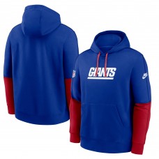 New York Giants Nike Royal Alternate Logo Club Pullover Hoodie