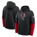 Толстовка Atlanta Falcons Nike Black Throwback Logo Club Tri-Blend