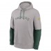 Толстовка Green Bay Packers Nike Gray Alternate Logo Club Tri-Blend