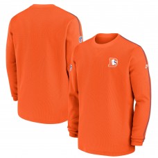 Denver Broncos Nike Orange Alternate Logo Coach Long Sleeve Top