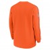 Denver Broncos Nike Orange Alternate Logo Coach Long Sleeve Top