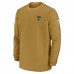 Футболка с длинным рукавом New Orleans Saints Nike Alternate Logo Coach - Gold