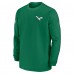 Футболка с длинным рукавом Philadelphia Eagles Nike Alternate Logo Coach - Kelly Green