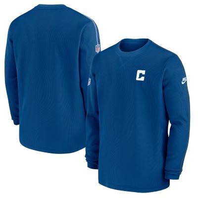 Футболка с длинным рукавом Indianapolis Colts Nike Alternate Logo Coach - Royal