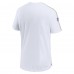 Футболка New Orleans Saints Nike Sideline Alternate Logo Coach Performance - White