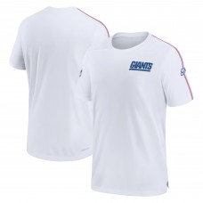 New York Giants Nike White Sideline Alternate Logo Coach Performance Top