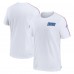 New York Giants Nike White Sideline Alternate Logo Coach Performance Top