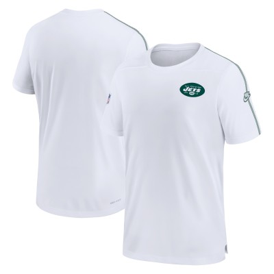 Футболка New York Jets Nike Sideline Alternate Logo Coach Performance - White