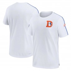 Denver Broncos Nike White Sideline Alternate Logo Coach Performance Top