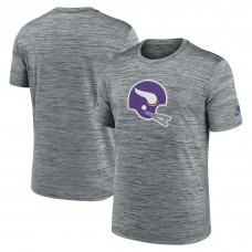 Футболка Minnesota Vikings Nike Velocity Alternate Logo Performance - Heather Gray