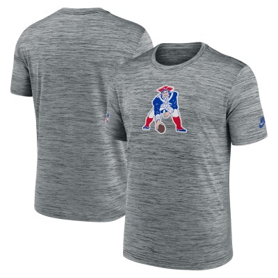 Футболка New England Patriots Nike Velocity Alternate Logo Performance - Gray