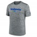 Seattle Seahawks Nike Gray Sideline Velocity Throwback Logo Dri-FIT T-Shirt