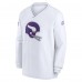 Кофта Minnesota Vikings Nike 2024 Sideline Throwback Logo V-Neck - White