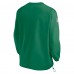 Кофта Philadelphia Eagles Nike Throwback Logo Long-Sleeve V-Neck Windshirt - Kelly Green