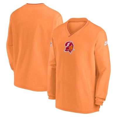 Кофта Tampa Bay Buccaneers Nike Throwback Logo Long-Sleeve V-Neck Windshirt - Orange