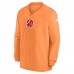 Кофта Tampa Bay Buccaneers Nike Throwback Logo Long-Sleeve V-Neck Windshirt - Orange